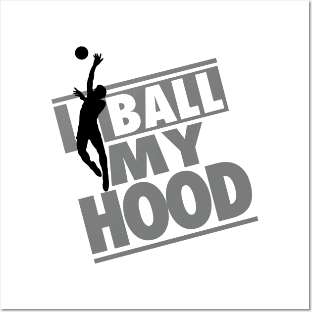 I ball my hood Wall Art by nektarinchen